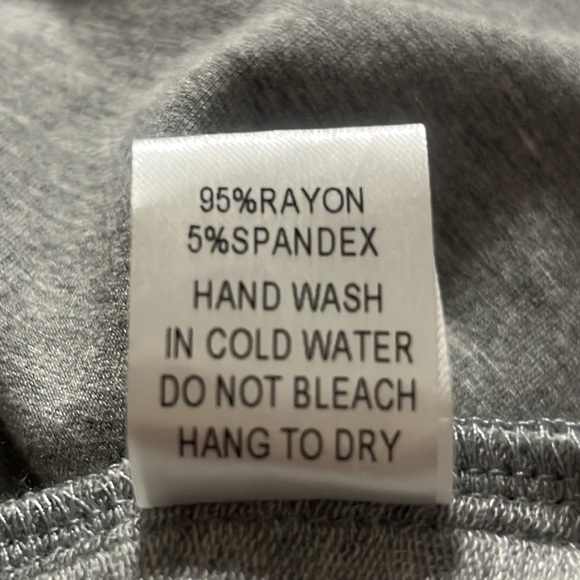 JOH FRANCINE LONG SLEEVE HEATHER GRAY WOMENS DRESS, SIZE XL - Picture 9 of 9